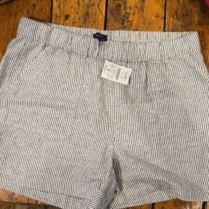 J Crew Striped Gray Womens Shorts